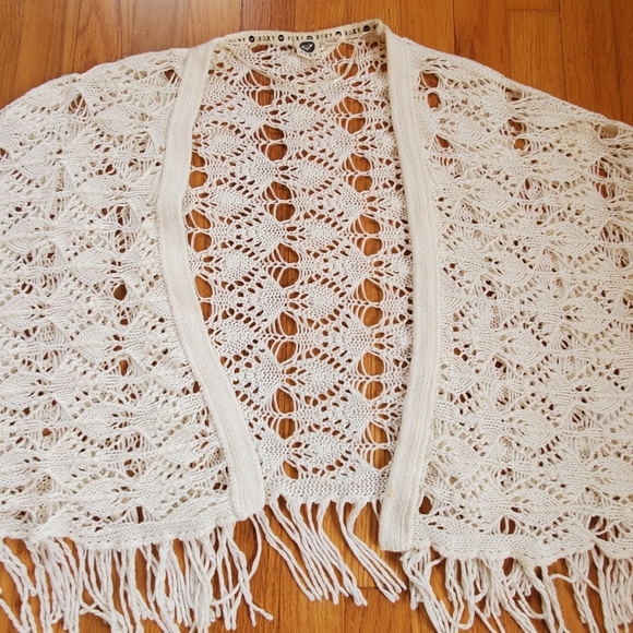 Roxy Open Knit Beach Cardigan - Picture 5 of 14